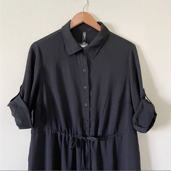 Torrid CRINKLED MaXI SHiRT DRESS SWIM COVERUP 🏝️ - Picture 5 of 7